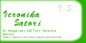 veronika satori business card